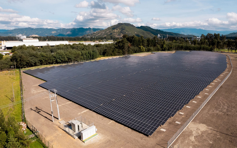 Así es el parque solar Corona en Sopó, Cundinamarca