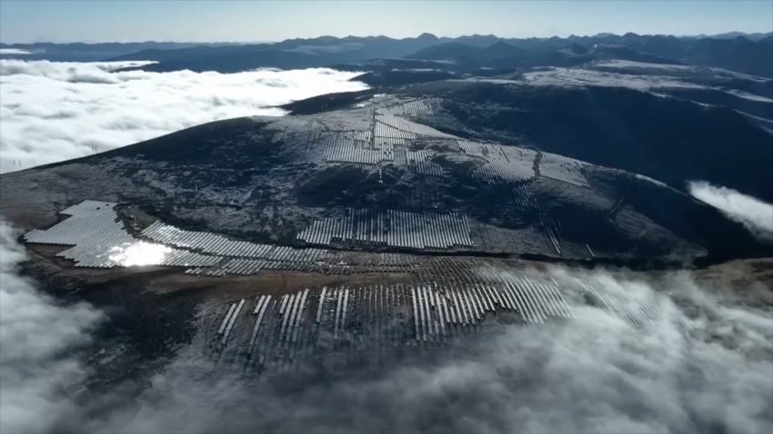 En China la central hidroeléctrica fotovoltaica más grande del mundo