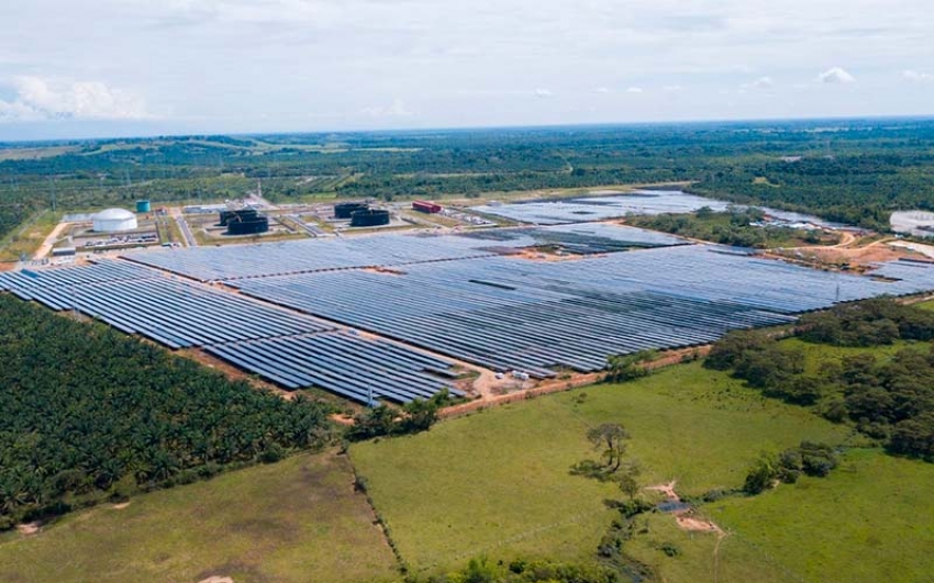 En Colombia, se inauguró el parque solar San Fernando, el autogenerador más grande del país.