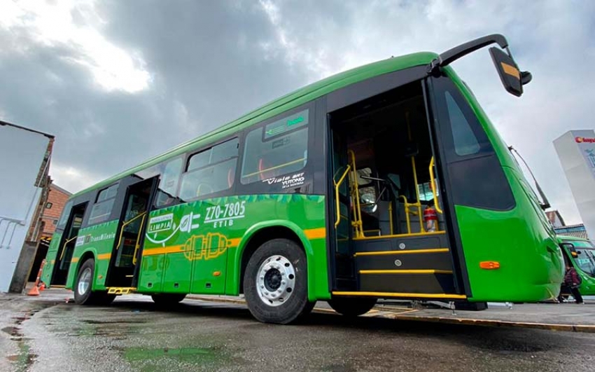 Financiación de la primera flota de buses eléctricos en Bogotá